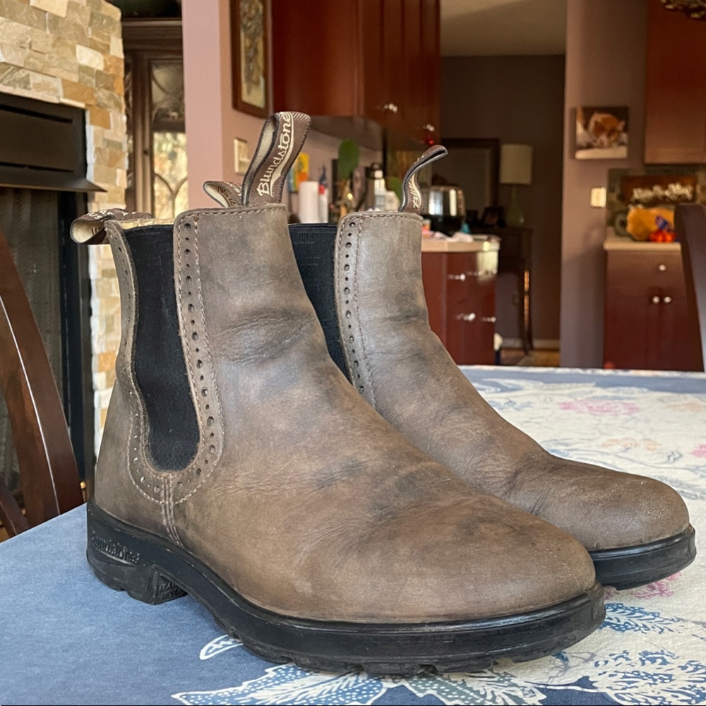 Blundstone Women’s Rustic Brown Leather Boots AU Size 5.5/US Size 8.5